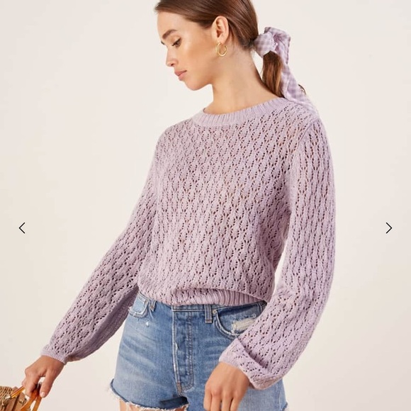 Reformation Sweaters - (Sold) Reformation Rose Sweater